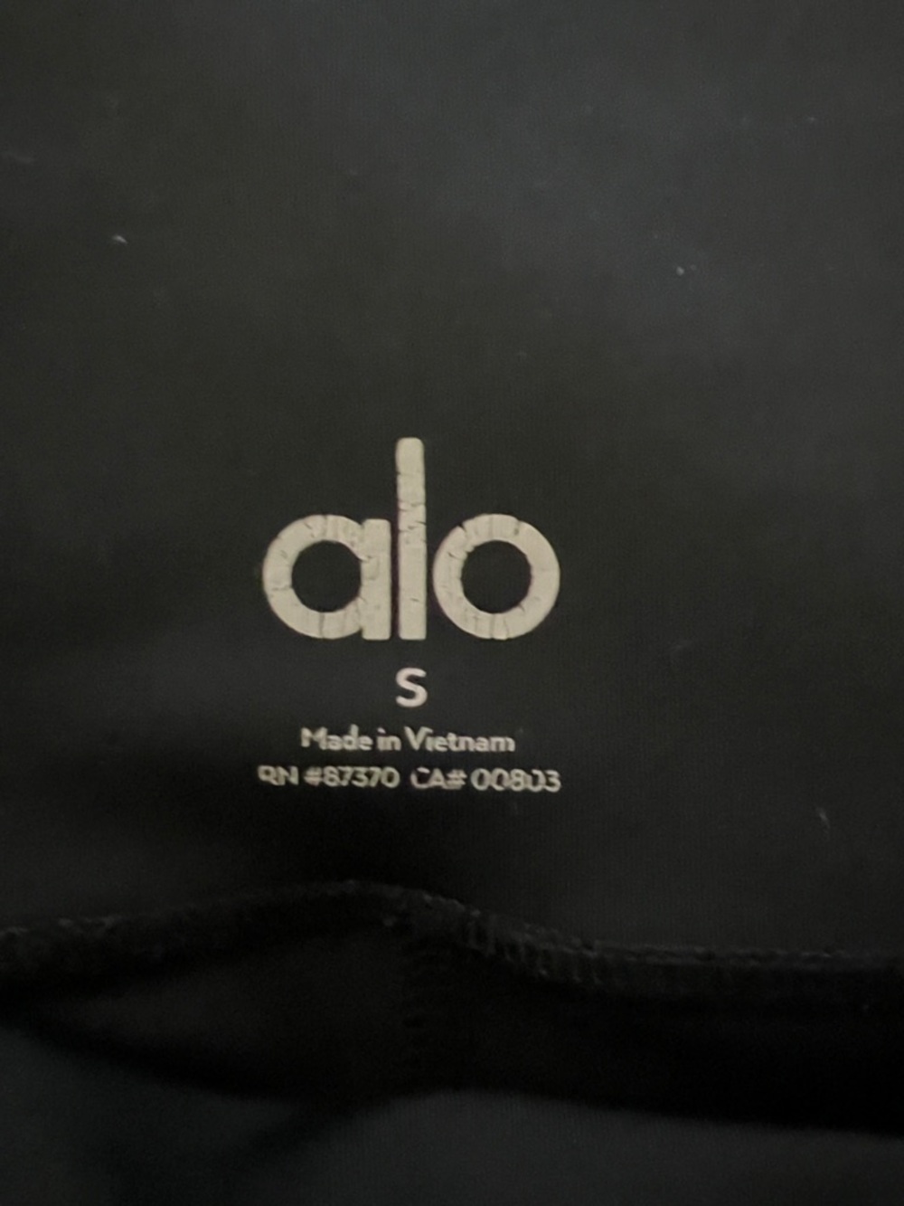 Alo Yoga Black HighWaisted Legging Women’s Small - Picture 6 of 6